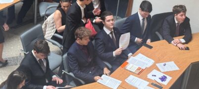 Simulace parlamentního jednání na univerzitě CEVRO